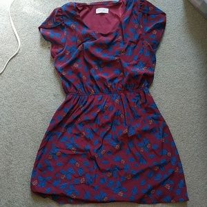 Modcloth Oh My Gosh A-Line Dress pinecones